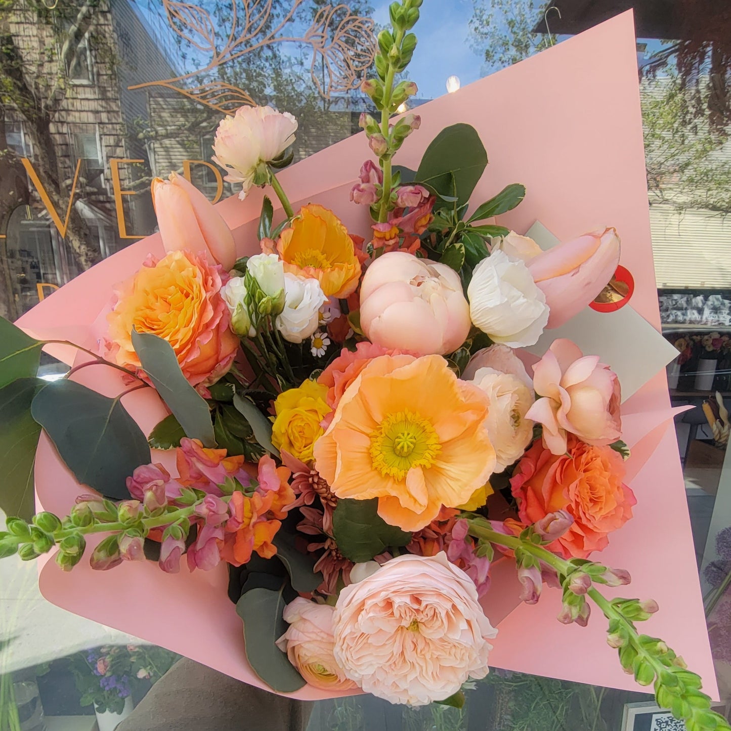 Peach Sorbet | Hand-tied Bouquet