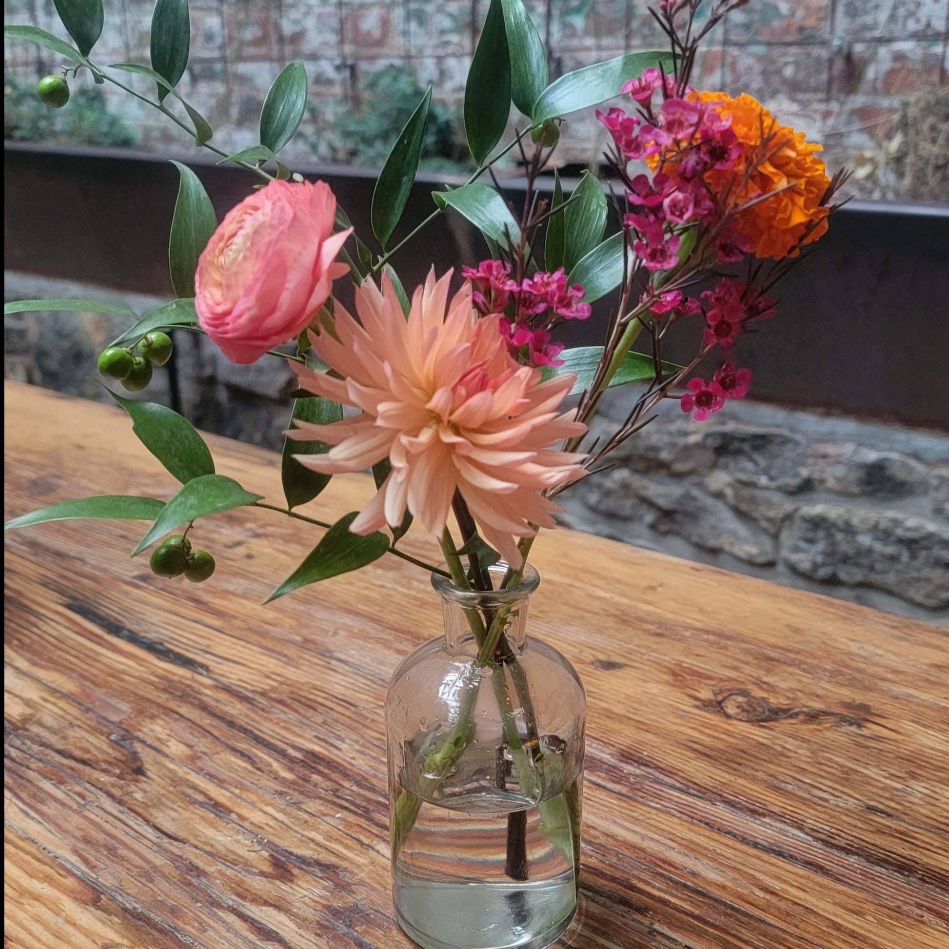 Signature Bud Vase — Rose Coloured | Flower Shop + Event Florals